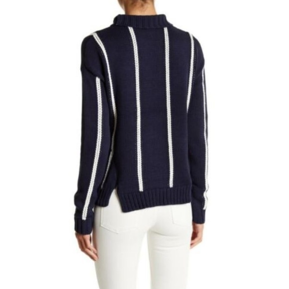 Stylestalker Mustang Sweater Top Split Zip Sides. - Picture 2 of 5